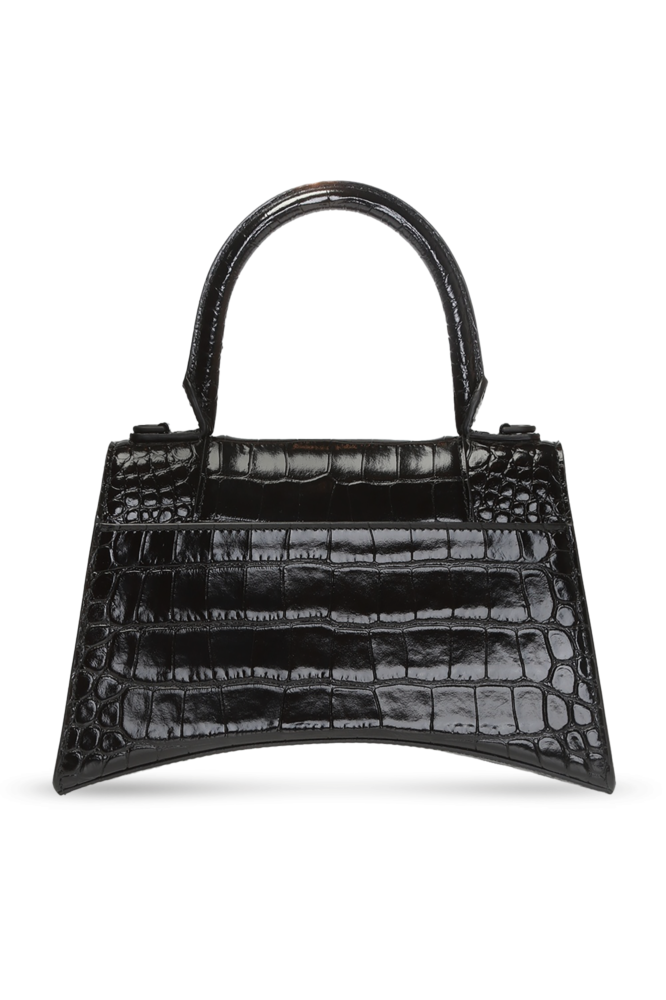 ショルダーバッグ・ポシェット Balenciaga Black Leather Hourglass Shoulder Bag Women's Hourglass Sling Bag Small in Black | Balenciaga CA